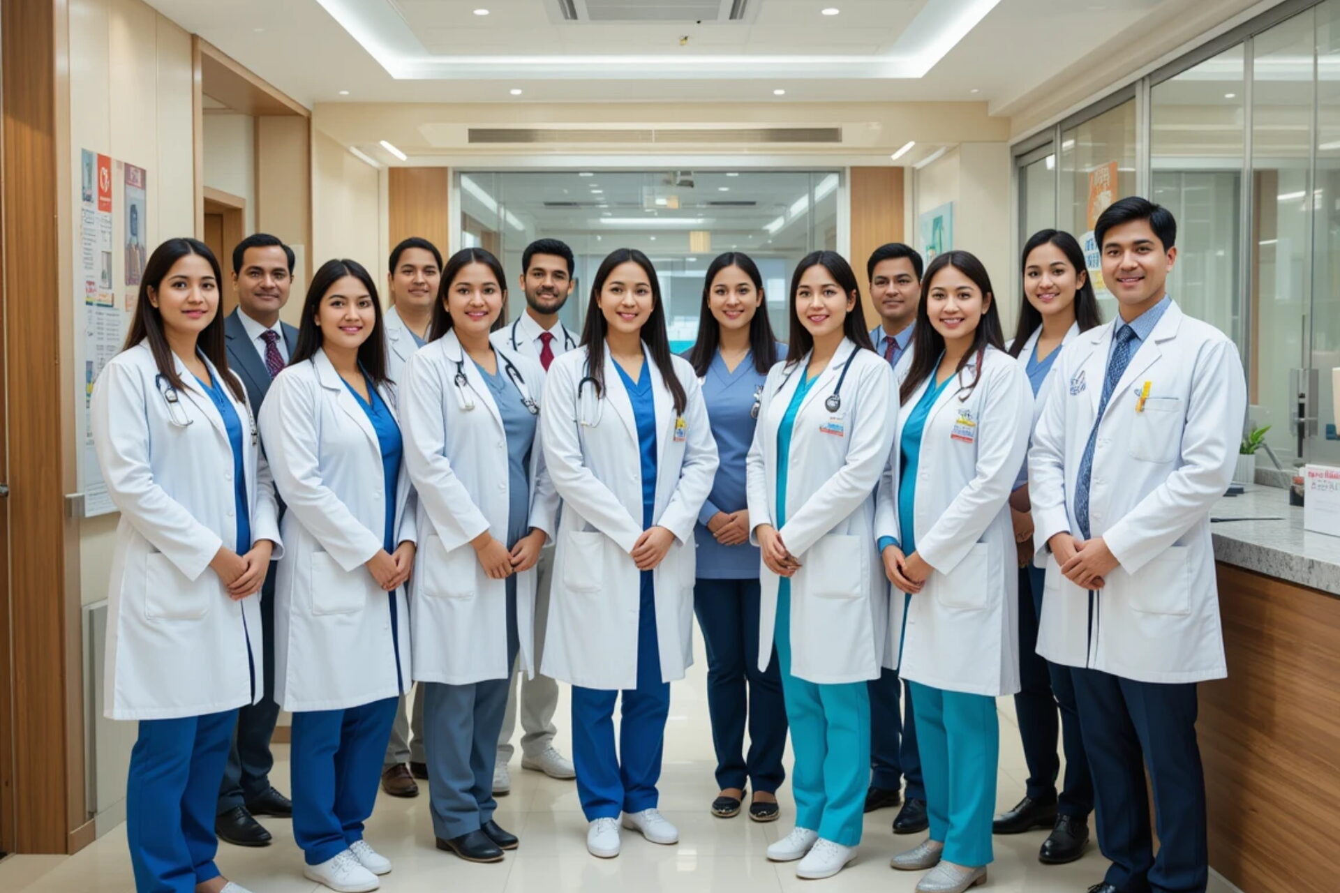 Indian doctor consulting an international patient