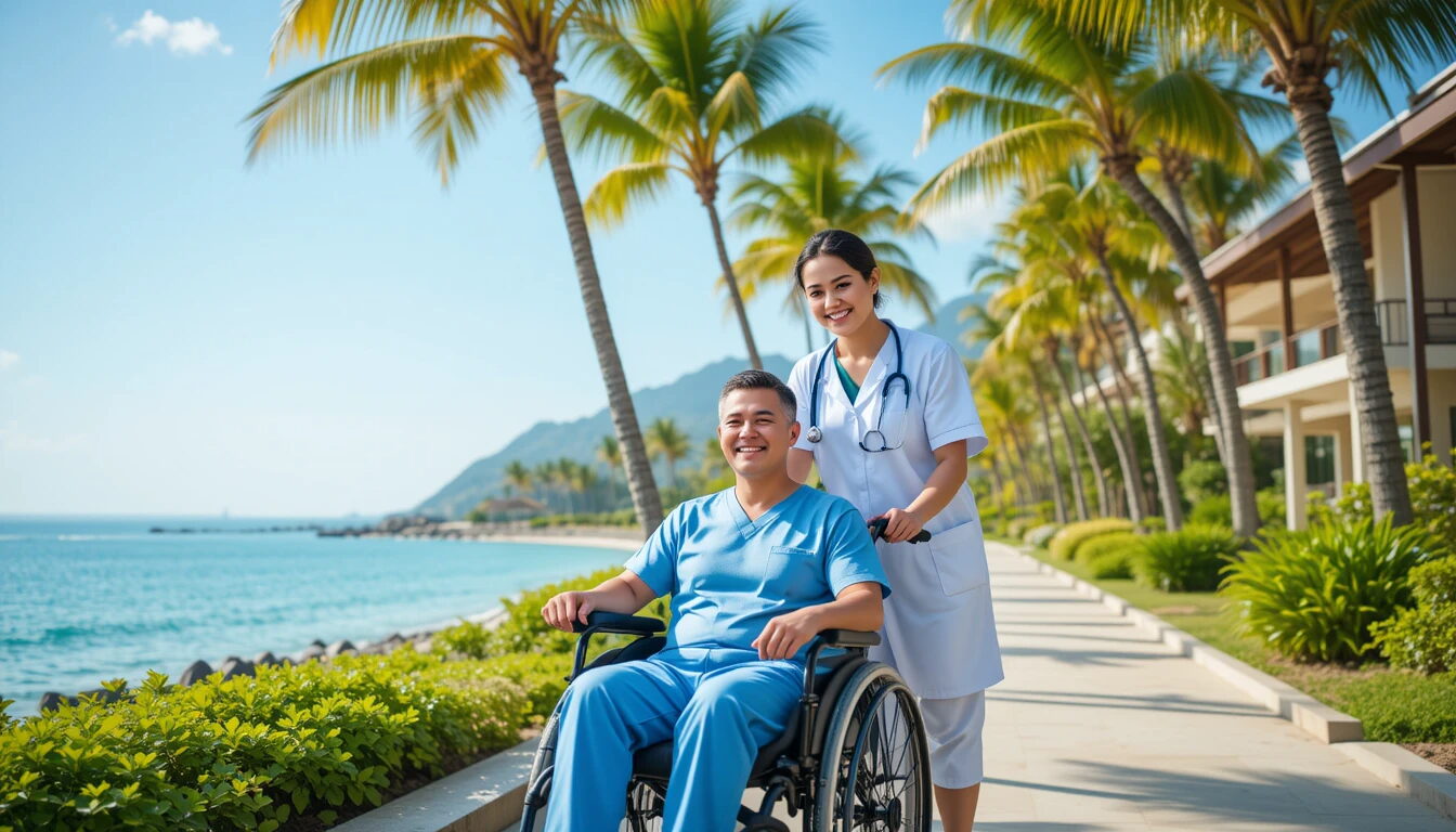 Specialist reviewing treatment scans